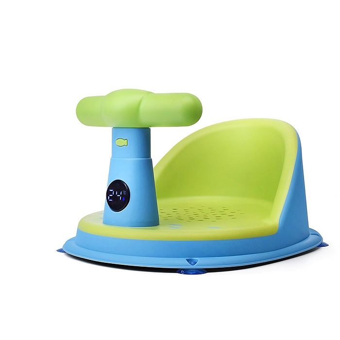 Фото к товару Детский стульчик - сиденье с термометром (зеленый) Детский стульчик - сиденье с термометром (зеленый)