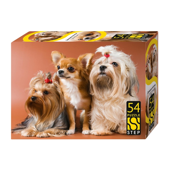 Пазлы 54 "Домашние питомцы"