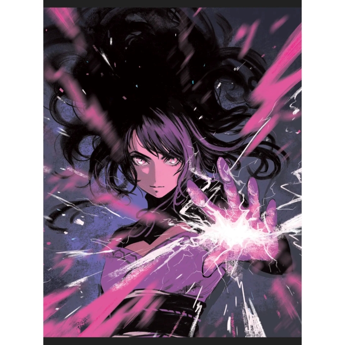 Тетрадь 60л. клетка "Super woman" скрепка. А4 обл: мел.карт. глянцевая ламинация