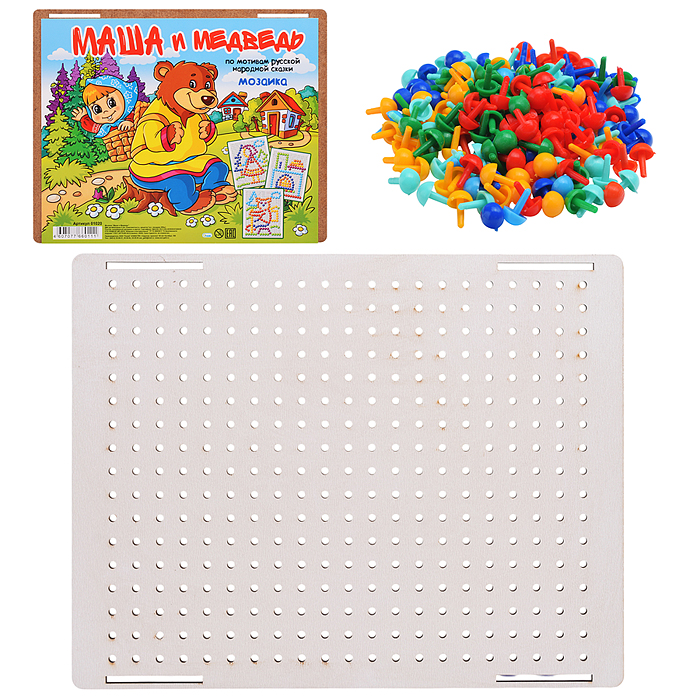 Мозаика "Маша и медведь" (200 эл) Мозаика "Маша и медведь" (200 эл)