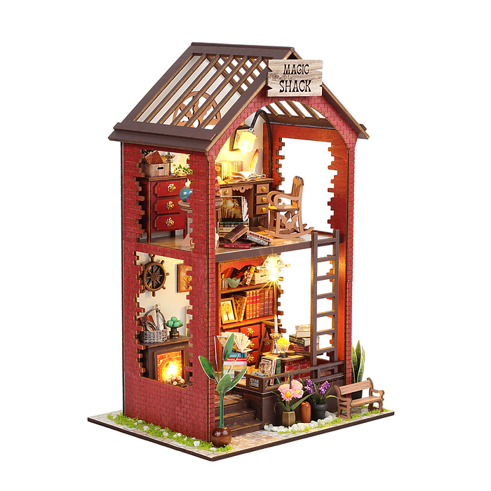 Фото к товару Конструктор TSZH220 "Книжный дом 3D" в коробке Конструктор TSZH220 "Книжный дом 3D" в коробке