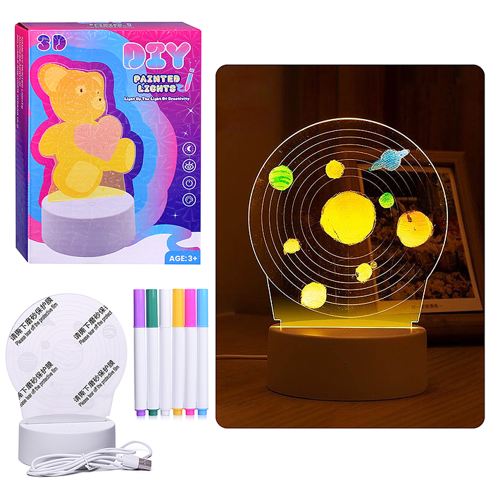 Ночник детский CY721-28 "Солнечная система" в коробке Ночник детский CY721-28 "Солнечная система" в коробке