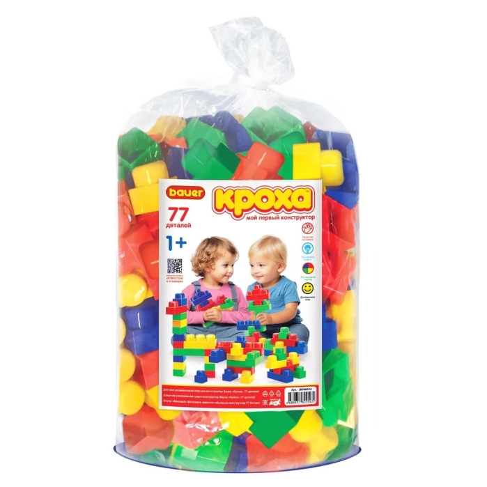 Конструктор "Кроха" 77 дет.