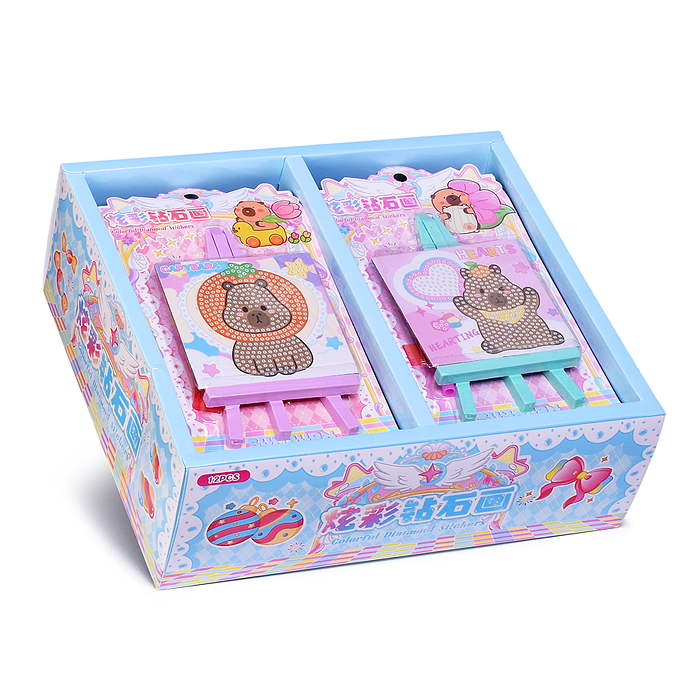 Фото к товару Мозаика алмазная 00-7592 "Милая капибара" 21.5*12см Мозаика алмазная 00-7592 "Милая капибара" 21.5*12см