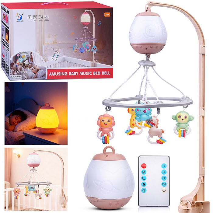 Фото к товару Мобиль на кроватку HL2025-79 "Волшебные карусели" в коробке Мобиль на кроватку HL2025-79 "Волшебные карусели" в коробке