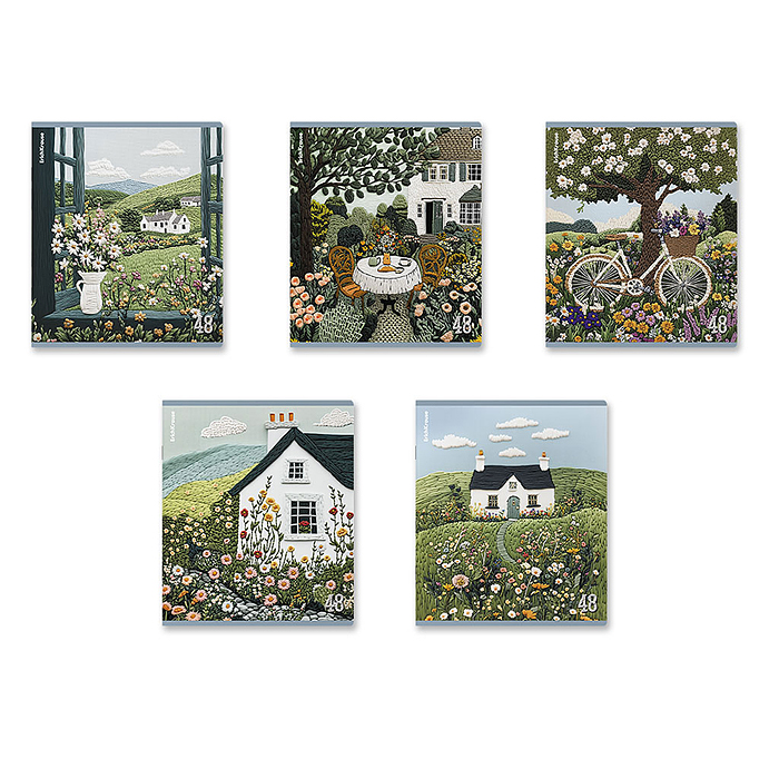 Тетрадь 48л. клетка "Fancy Field" твин-лак Тетрадь 48л. клетка "Fancy Field" твин-лак