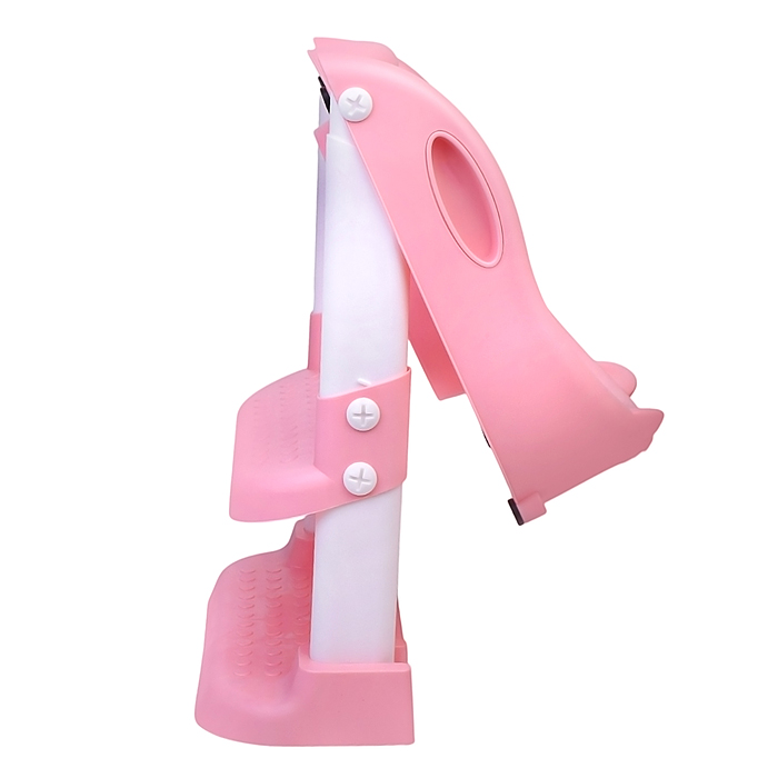 Фото к товару Детская накладка на унитаз со ступенькой (розовый) Детская накладка на унитаз со ступенькой (розовый)