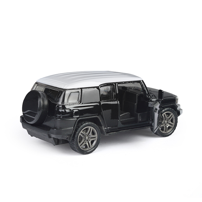 Фото к товару Чёрная инерционная машинка Внедорожник die-cast,1:32, открывающиеся двери Чёрная инерционная машинка Внедорожник die-cast,1:32, открывающиеся двери