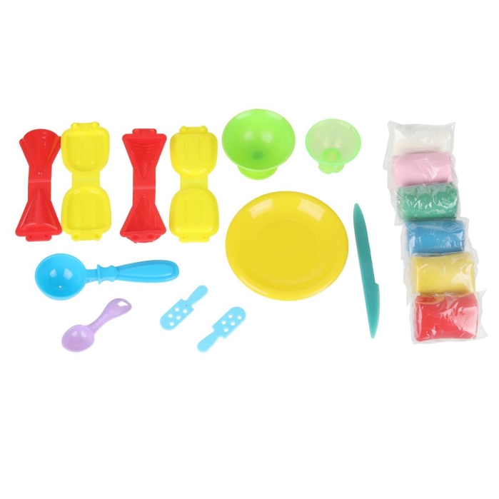 Фото к товару Набор для лепки "Любимое мороженое" 24 см Набор для лепки "Любимое мороженое" 24 см