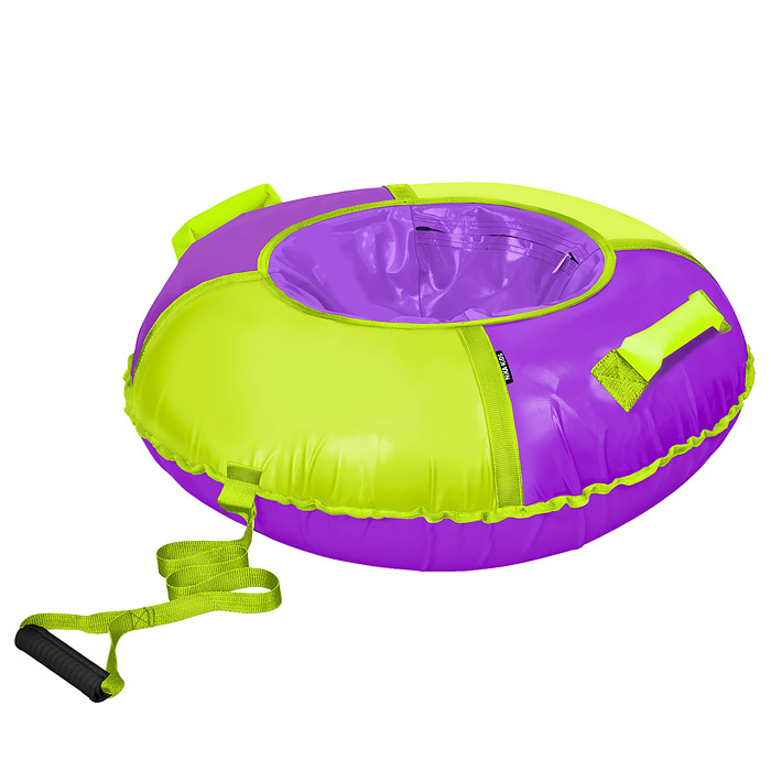 Фото к товару Игрушка. Тюбинг "Классик" 70см (фиолетовый-лимонный) Игрушка. Тюбинг "Классик" 70см (фиолетовый-лимонный)