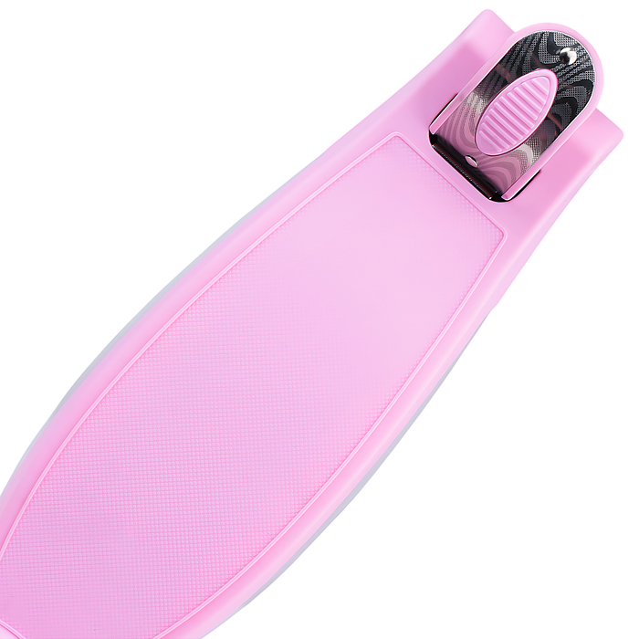 Фото к товару Самокат 3-х колесный ROCKET,колеса PU со светом, ABEC 7, розовый Самокат 3-х колесный ROCKET,колеса PU со светом, ABEC 7, розовый