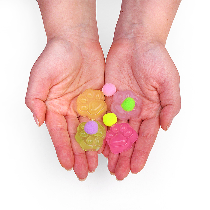 Игрушка - Антистресс 00-5344 "Лапка" гелевая, с шариками, в пакете