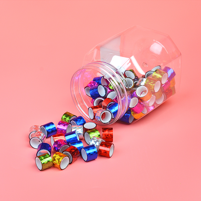 Фото к товару Клейкая лента декоративная, голографическая, полипропиленовая основа 40 мкм, 12 ммx1 м, пла Клейкая лента декоративная, голографическая, полипропиленовая основа 40 мкм, 12 ммx1 м, пла