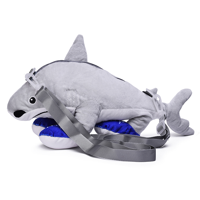 Мягкая игрушка М1625 "Акула" в кедах, 30 см.