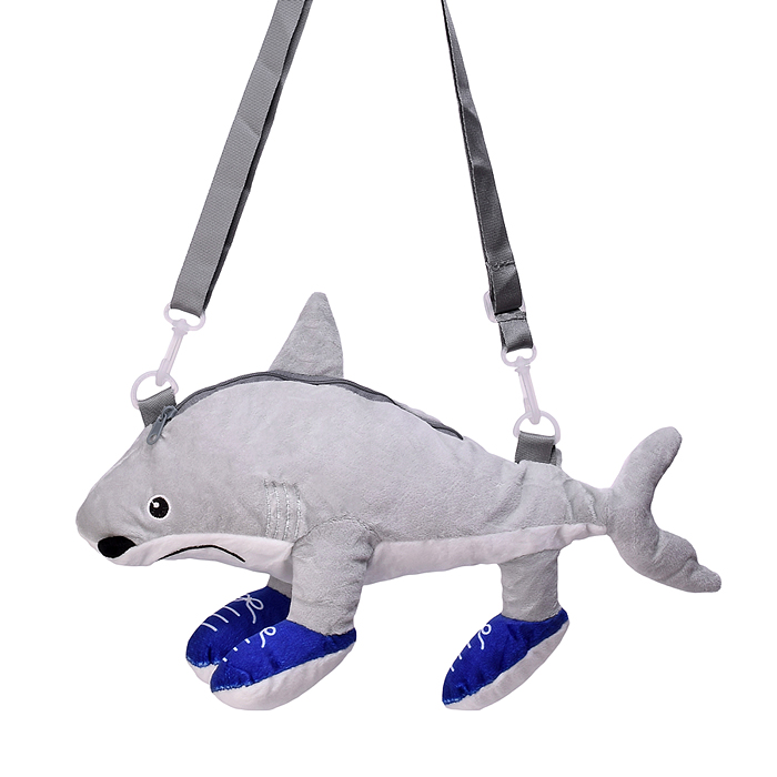 Мягкая игрушка М1625 "Акула" в кедах, 30 см.