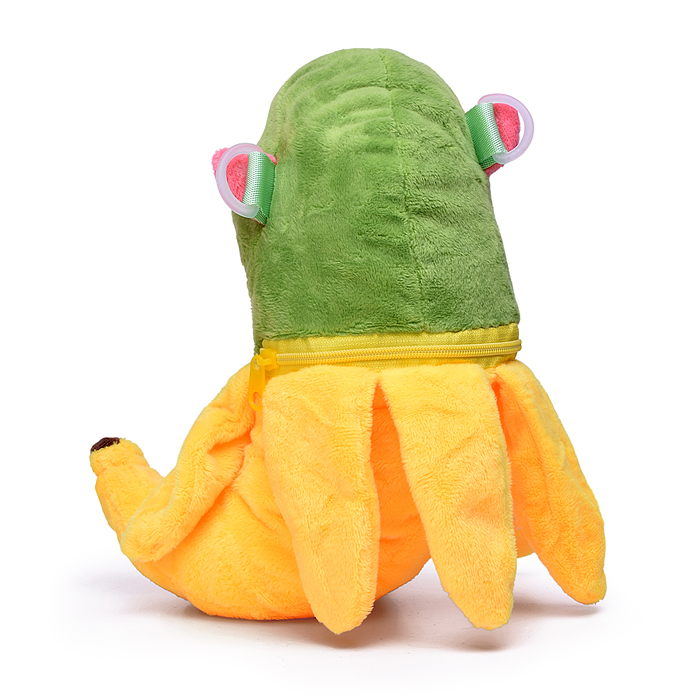 Мягкая игрушка М1627 "Обезьяна" с бананом, 30 см.