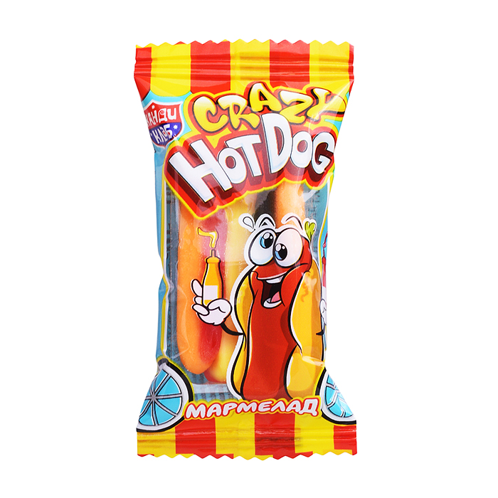 Мармелад "Crazy HOT DOG" 10гр*48шт