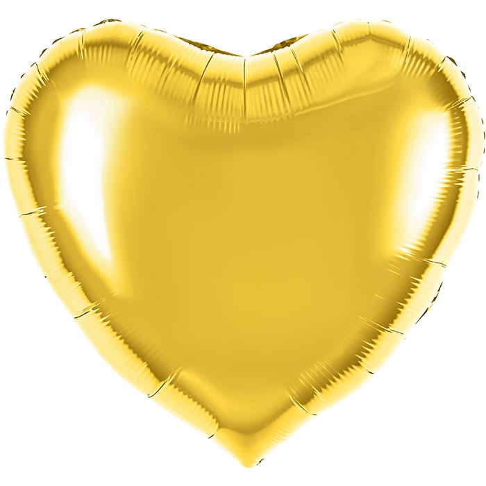 Шар (63''/160 см) Сердце, Золото, Металлик, 1 шт. в уп. Шар (63''/160 см) Сердце, Золото, Металлик, 1 шт. в уп.