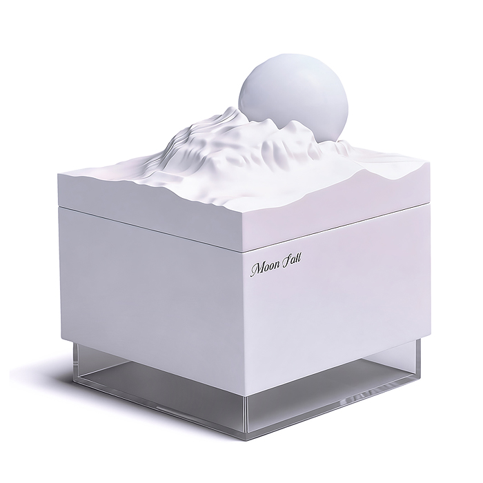 Фото к товару Светильник-увлажнитель JSQ-3 "Луна" цвет белый, в коробке Светильник-увлажнитель JSQ-3 "Луна" цвет белый, в коробке