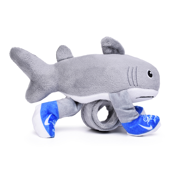 Мягкая игрушка М1620 "Акула" в кедах, 28 см.
