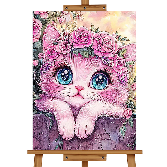 Фото к товару Набор для рисования MKR4030-95 "Картина по номерам 30х40 см. Котёнок" Набор для рисования MKR4030-95 "Картина по номерам 30х40 см. Котёнок"