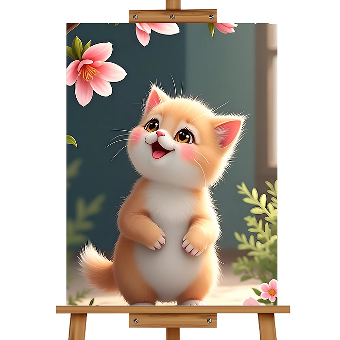 Набор для рисования MKR4030-68 "Картина по номерам 30х40см. Улыбашка"