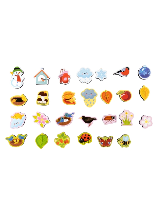 Игра развивающая на липучках "Времена года"