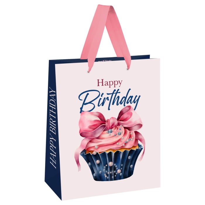 Пакет подарочный 18х23х10см "Cake" матовая ламинация 