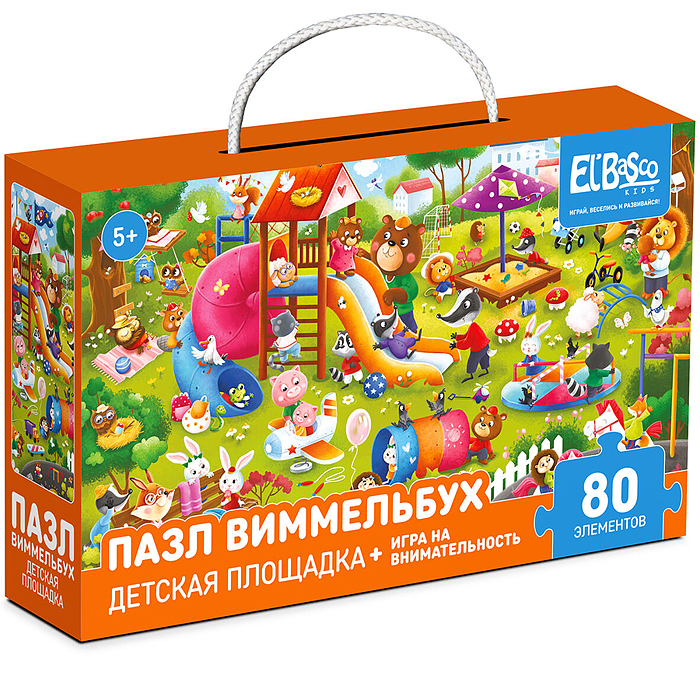 Пазл 80 "Детская площадка" Виммельбух Пазл 80 "Детская площадка" Виммельбух