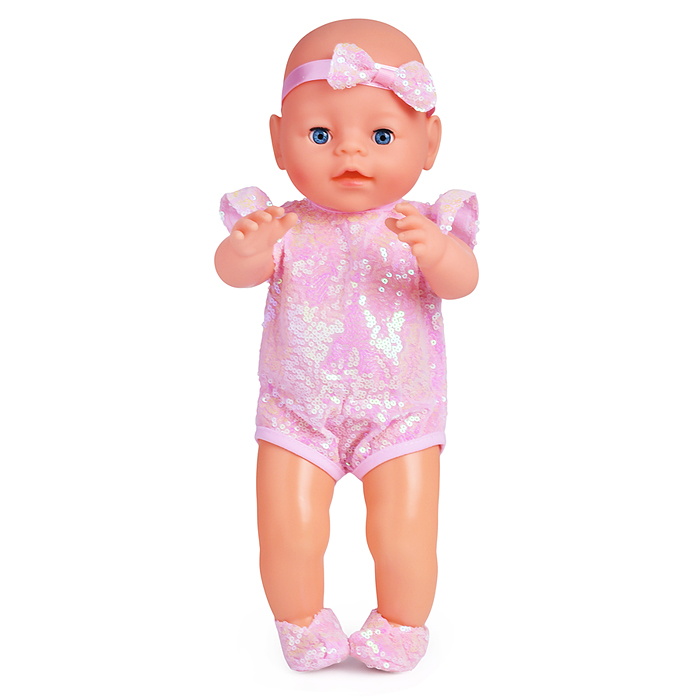 Фото к товару Пупс озвуч 40см, пьет, писает, закр. глазки, 4акс, 50 звуков Пупс озвуч 40см, пьет, писает, закр. глазки, 4акс, 50 звуков