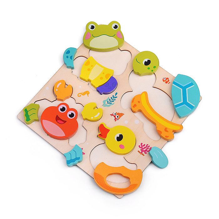 Пазл-вкладыш D2162 "Зверята"