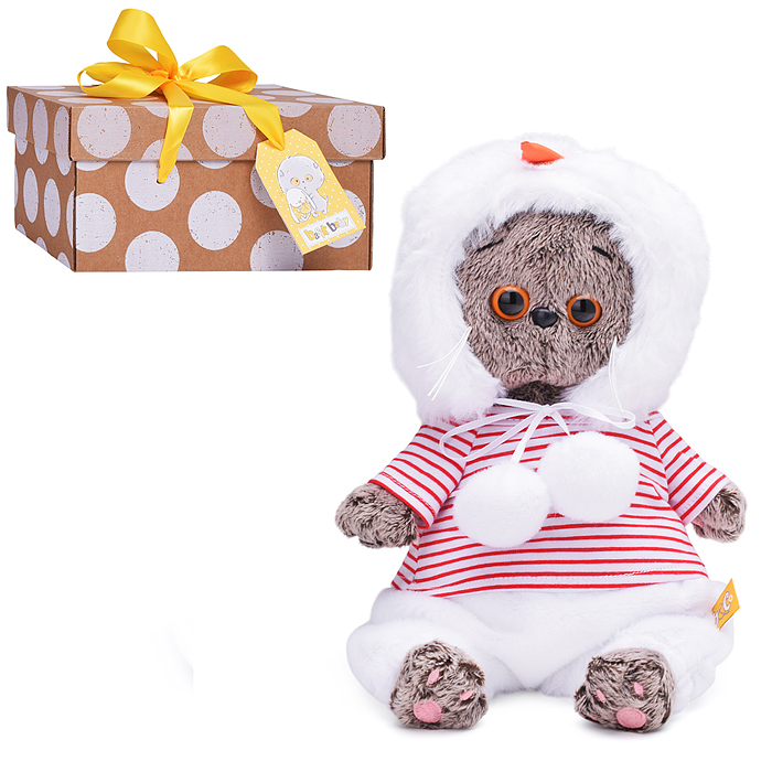 Кот Басик baby в костюмчике "Снеговик" Кот Басик baby в костюмчике "Снеговик"