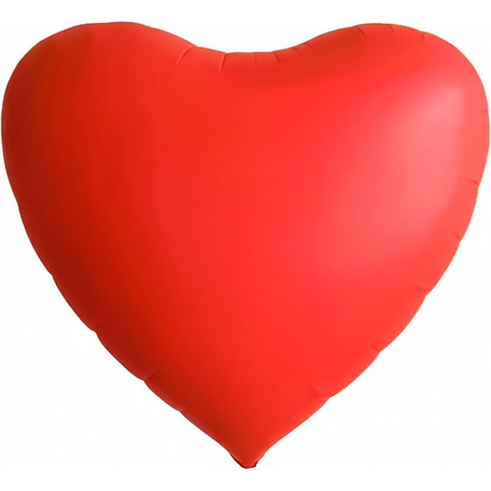 Шар (63''/160 см) Сердце, Красный, Сатин, 1 шт. в уп. Шар (63''/160 см) Сердце, Красный, Сатин, 1 шт. в уп.