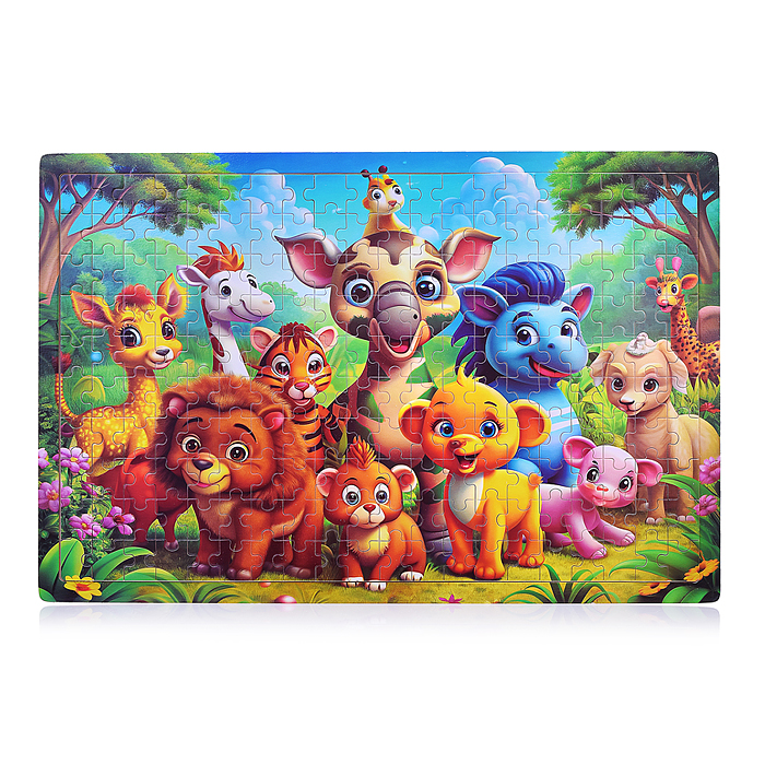 Пазл D2180 "Веселые животные" Пазл D2180 "Веселые животные"