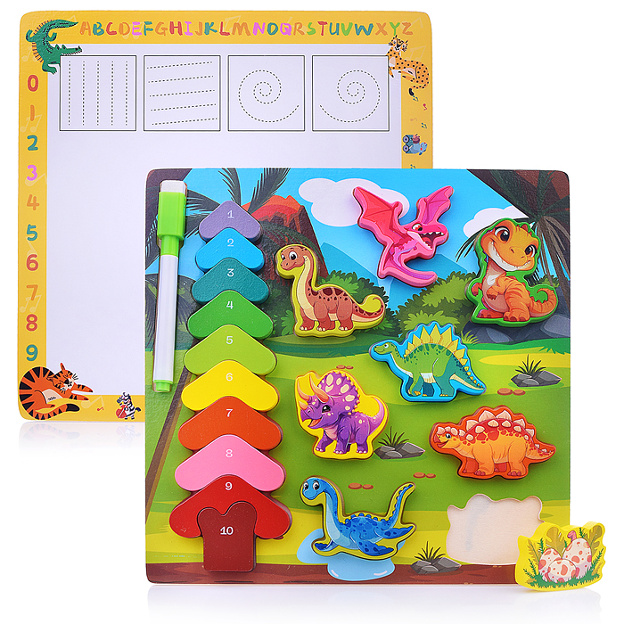 Пазл-вкладыш D2213 "Динозавр" Пазл-вкладыш D2213 "Динозавр"