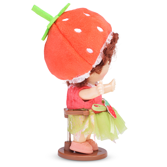 Фото к товару Виниловая кукла Baby Cute Flower с подставкой, 10 см "Клубника" Виниловая кукла Baby Cute Flower с подставкой, 10 см "Клубника"