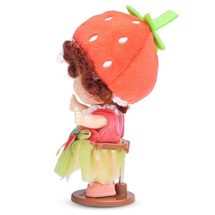 Фото к товару Виниловая кукла Baby Cute Flower с подставкой, 10 см "Клубника" Виниловая кукла Baby Cute Flower с подставкой, 10 см "Клубника"