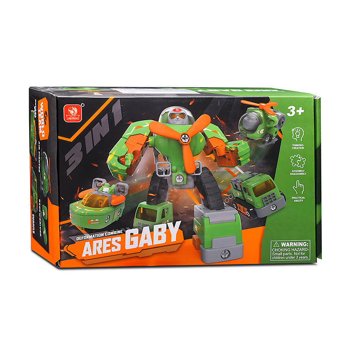 Фото к товару Конструктор ECXP2104-2 "Робот" с отверткой, в коробке Конструктор ECXP2104-2 "Робот" с отверткой, в коробке