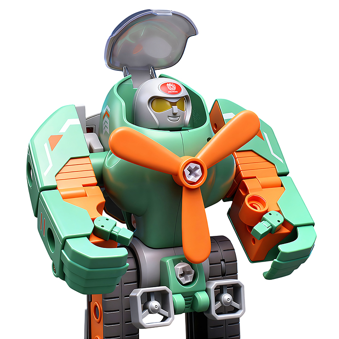 Фото к товару Конструктор ECXP2104-2 "Робот" с отверткой, в коробке Конструктор ECXP2104-2 "Робот" с отверткой, в коробке