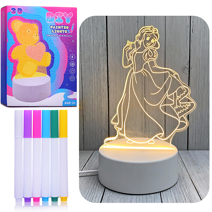 Ночник детский CY721-5 "Принцесса" в коробке Ночник детский CY721-5 "Принцесса" в коробке