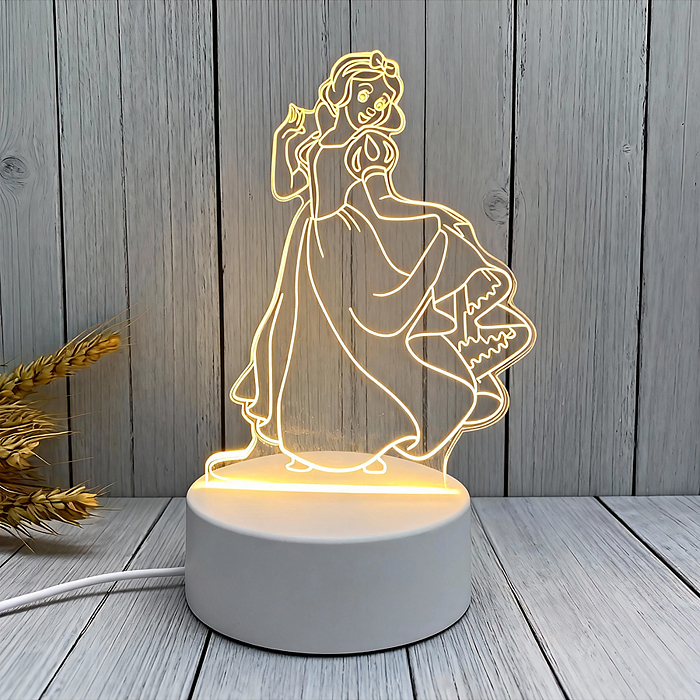 Ночник детский CY721-5 "Принцесса" в коробке