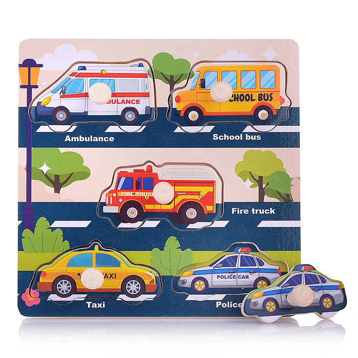 Пазл-вкладыш D2197 "Транспорт"