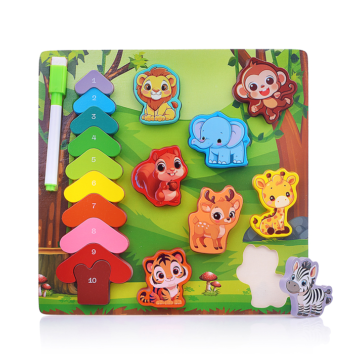 Пазл-вкладыш D2212 "Лесные зверята"