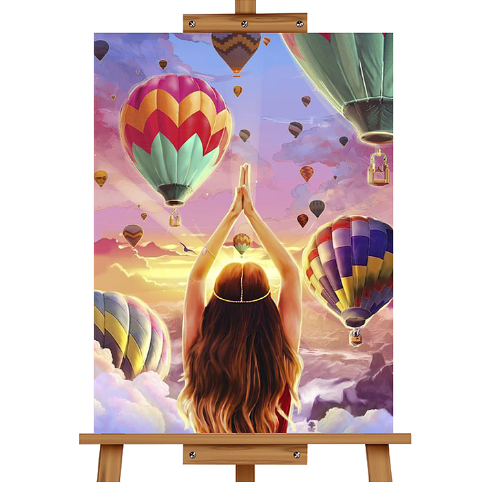 Набор для рисования MKR4030-91 "Картина по номерам 30х40см. Воздушный шар"