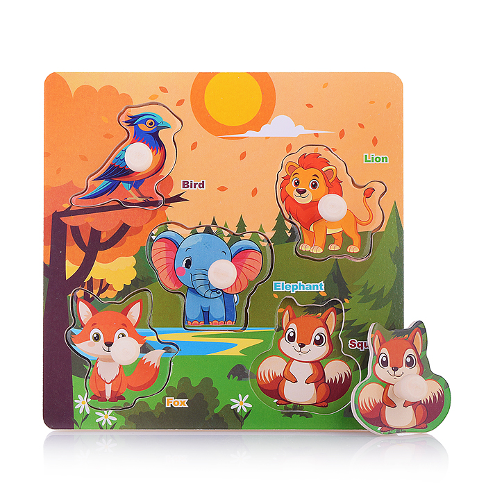 Пазл-вкладыш D2194 "Животные" Пазл-вкладыш D2194 "Животные"