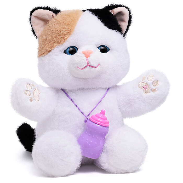 Фото к товару Кошка 00-6818 "Мишель" (глазки двигаются, записывает, поёт, ест из бутылочки) в коробке Кошка 00-6818 "Мишель" (глазки двигаются, записывает, поёт, ест из бутылочки) в коробке