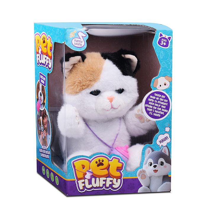 Фото к товару Кошка 00-6818 "Мишель" (глазки двигаются, записывает, поёт, ест из бутылочки) в коробке Кошка 00-6818 "Мишель" (глазки двигаются, записывает, поёт, ест из бутылочки) в коробке