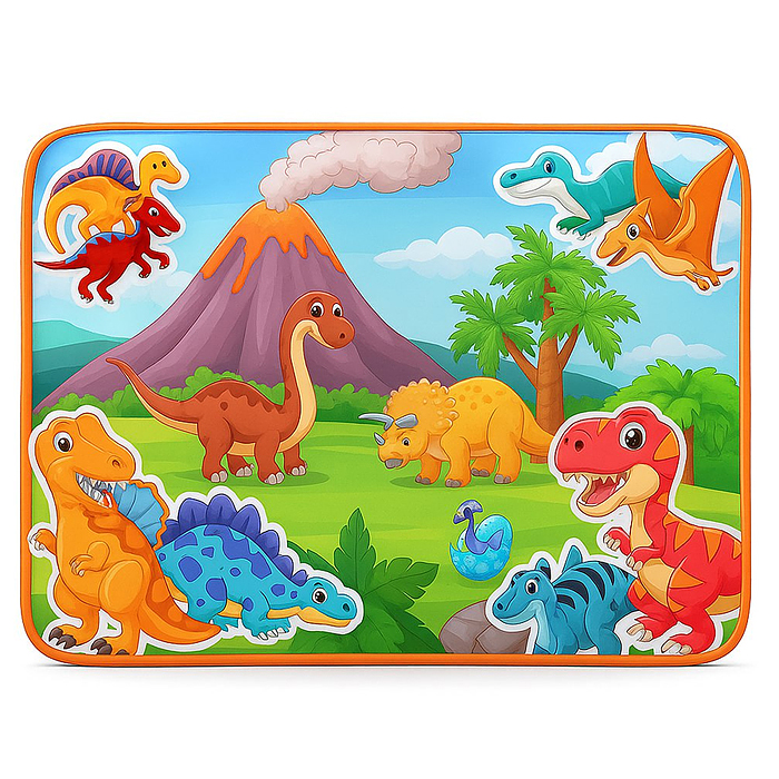 Коврик для рисования A5215 "Динозаврики" в коробке