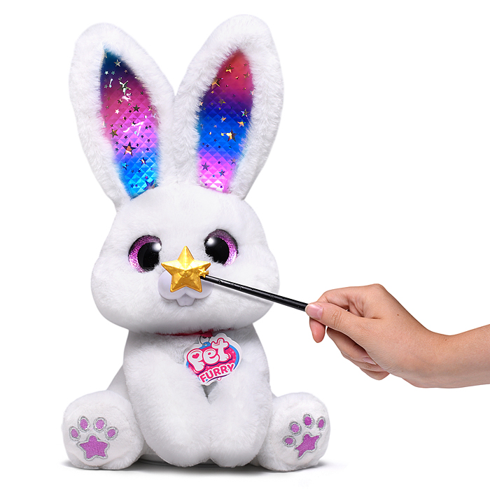 Заяц 00-6823 "Ушастик" (поёт, записывает, светится) в коробке