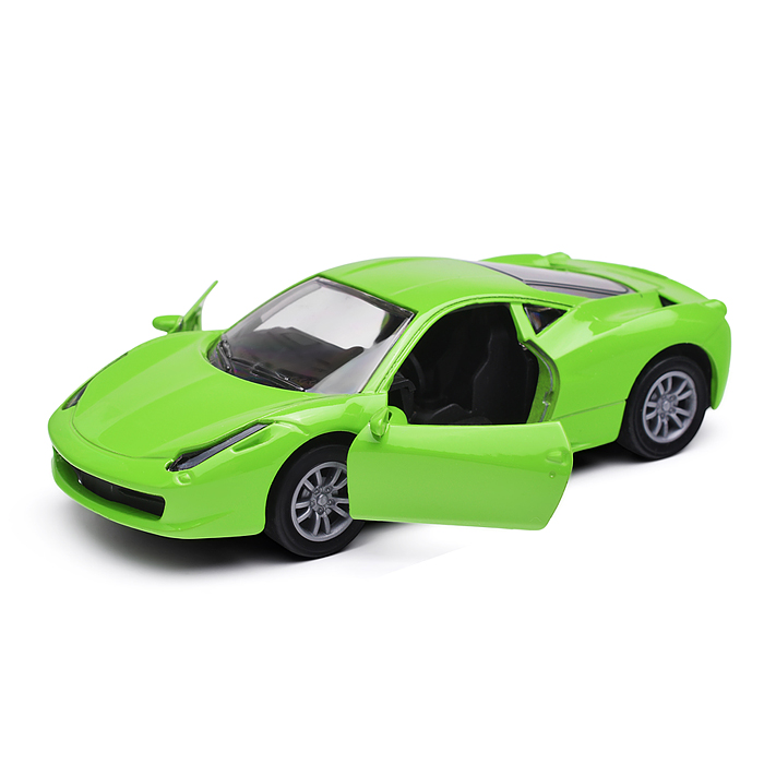 Фото к товару Зеленая инерционная машинка Универсал die-cast,1:32, открывающиеся двери Зеленая инерционная машинка Универсал die-cast,1:32, открывающиеся двери